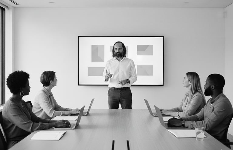 ChatGPT instructor leading training session