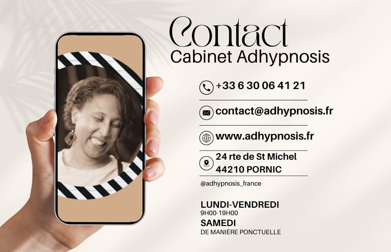 Adhypnosis Hypnose thérapeutique à Pornic contact