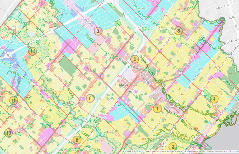 City of Mississauga Zoning Map