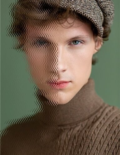 man creative composition 