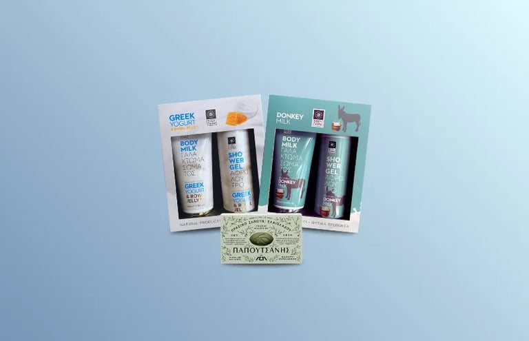 Naturkosmetik aus Griechenland mit Eselsmilch, Olivenöl und Joghurt