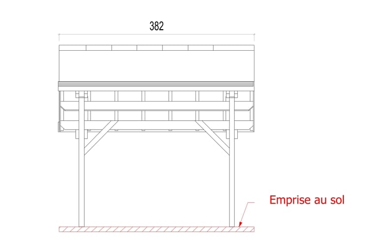 Plan de carport en bois