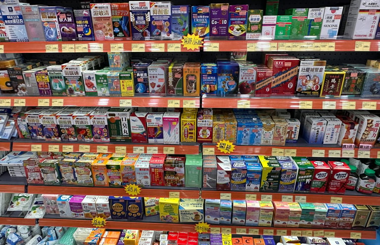 Tak Wah Pharmacy at Kwai Chung Shek Lei with supplements