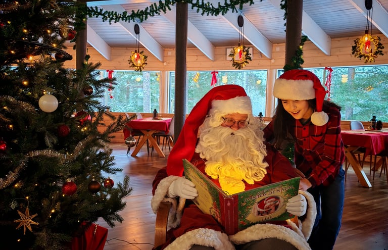 Joulupukin tapaaminen