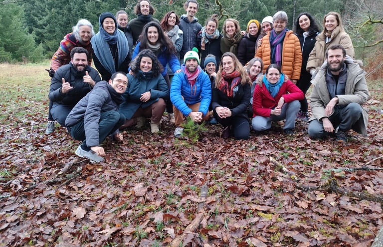 Group picture of retreat participants
