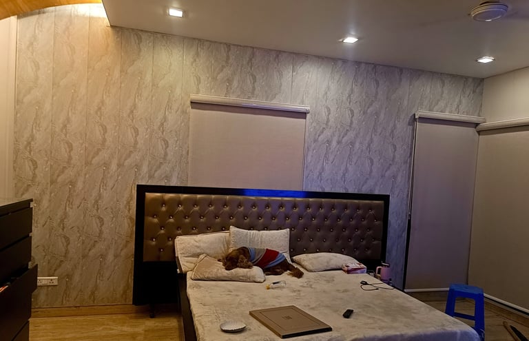 latest wall panels for bedroom