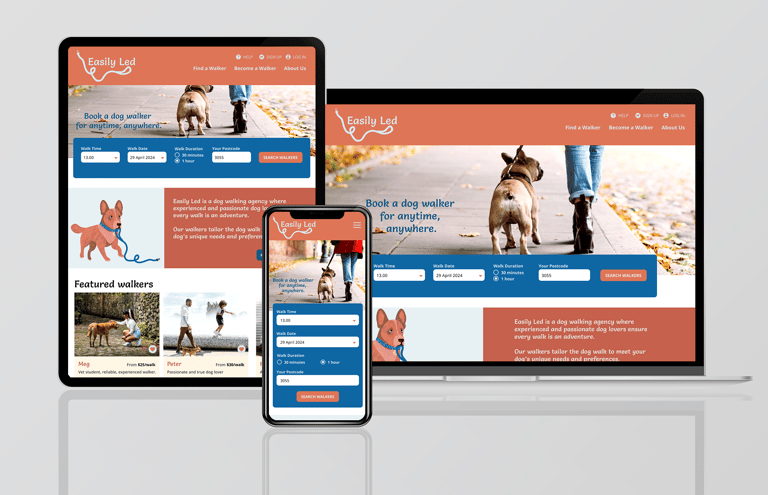 Easily Led responsive web design
