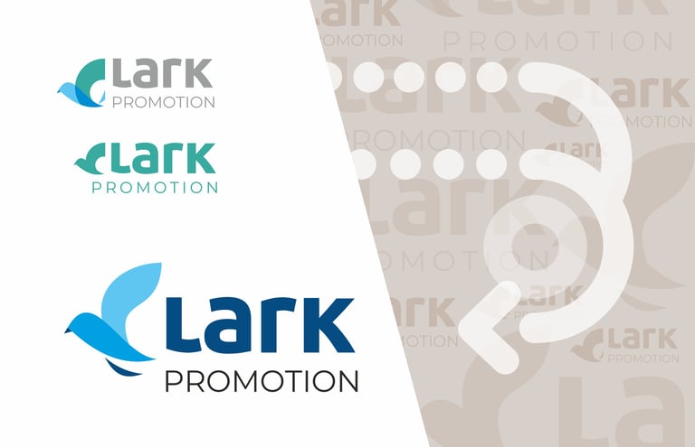 projekt logotypu dla firmy Lark Promotion