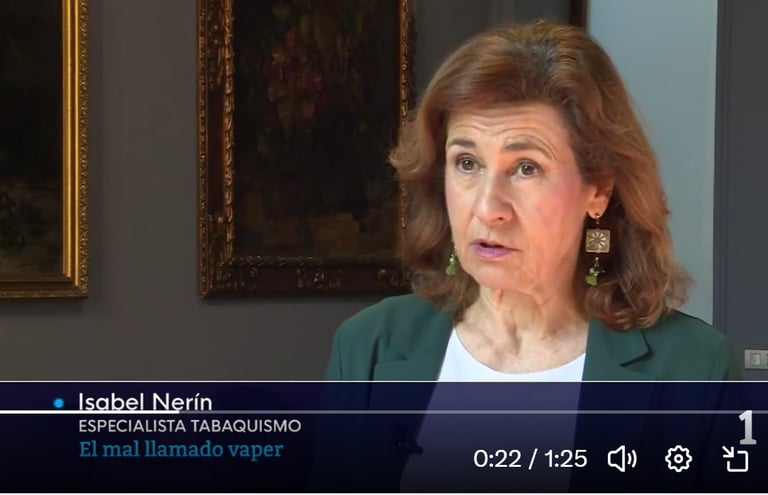 Dra. Nerín, Presidenta de SALT, Día Mundial Sin Tabaco 2026
