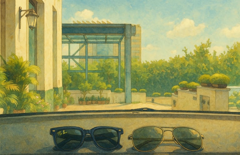 a pair of sunglasses