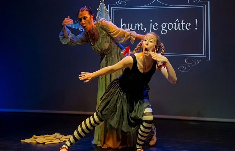 le goût spectacle sur les cinq sens pour enfants.