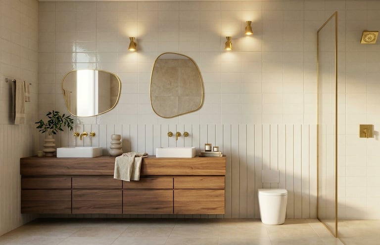 BATHROOM NATURAL MEDITERRANEAN STYLE