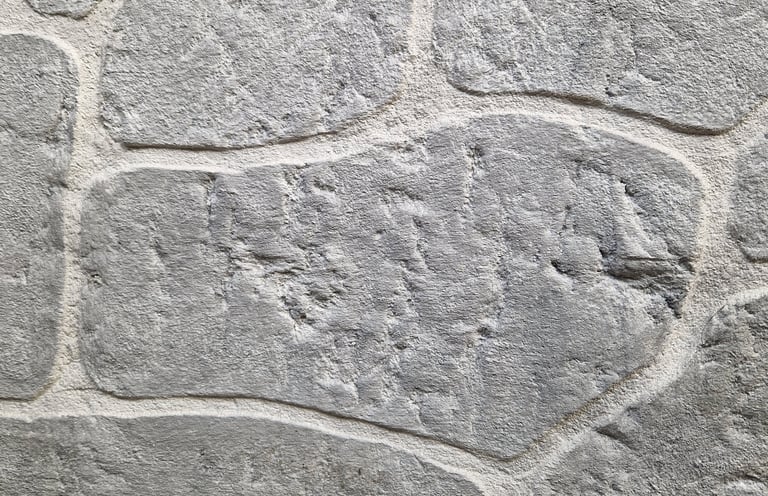 Práce imitácie kameňa