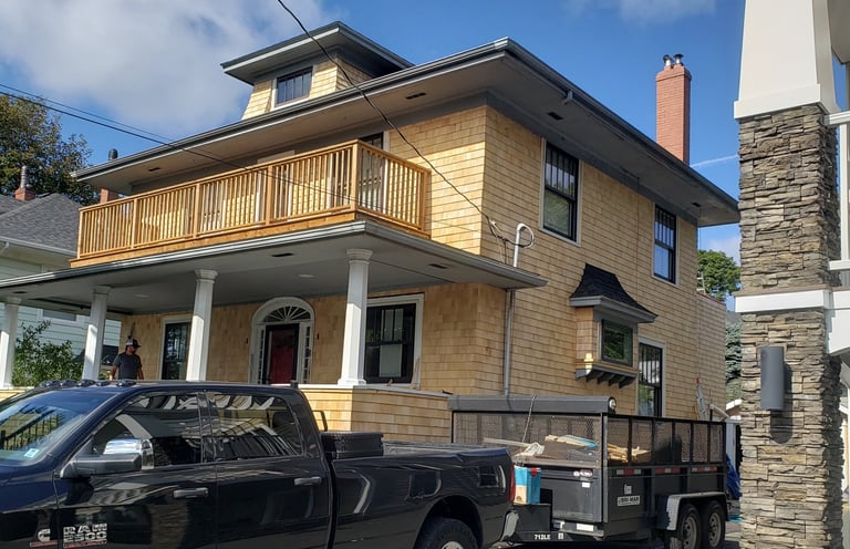 CEDAR siding Installed By Catch All Contracting