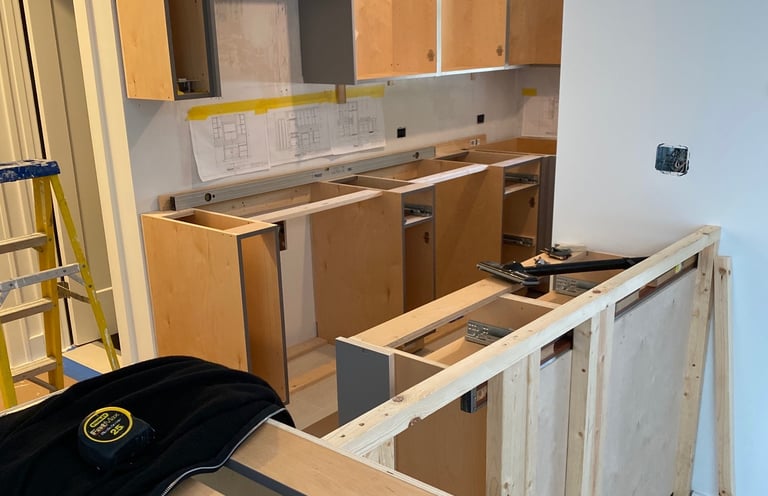 WESHORN kitchen cabinet installers and finish carpentry specialists 