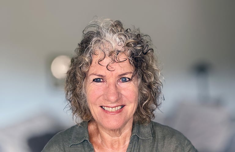 Portrait of Uschi, German teacher, in a calm indoor setting