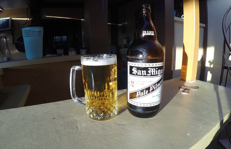 Cold San Miguel Beer