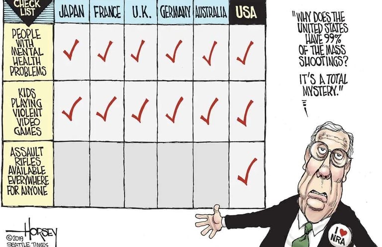 GOP blaming mental health for school shootings