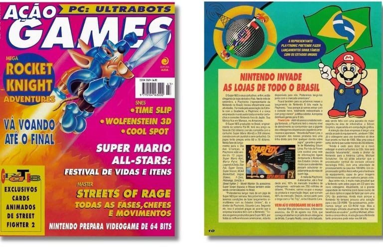                             Revista Ação Games 43, Setembro de 1993,