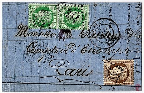 Losange Gros Chiffres 354 et type 18.