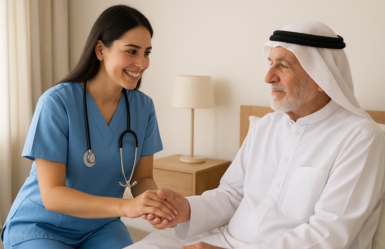 رعاية منزلية لكبار سن: خيارات وخدمات مركز تمريض منزلي