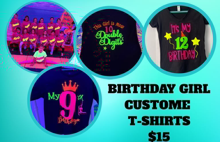 kids-party-glow-in-the-dark-aerial birthday tshirt