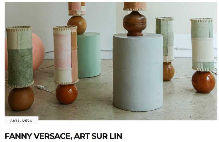 décoration en lin