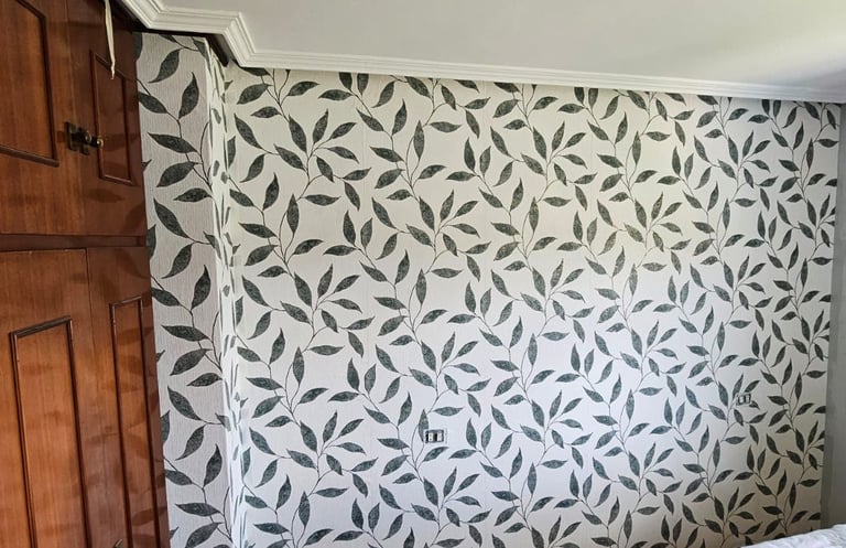 pintor papel pintado