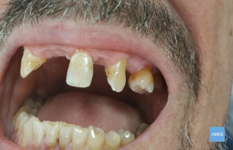 Paciente en clínica dental de Badajoz