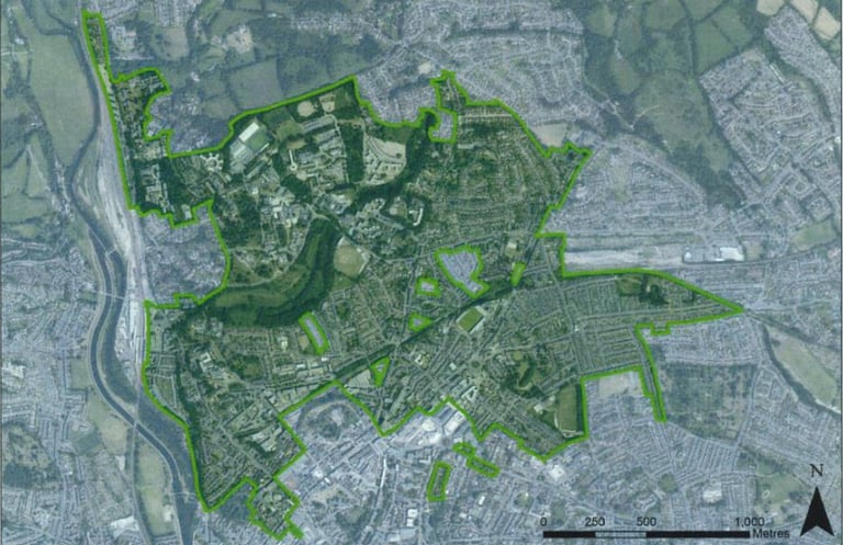 A map showing the most up to date Exeter Article 4 direction