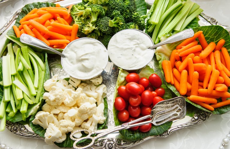 Fresh Vegetable Crudites Platter 