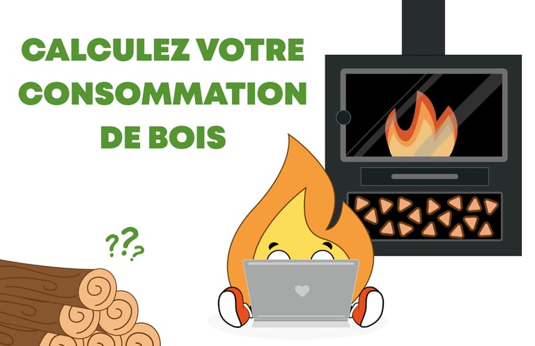 Calculez votre consommation de bois avec la petite flamme Maxima