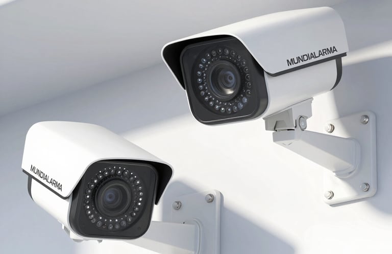 Close-up of a heavy-duty cylinder lock on a sleek black door.