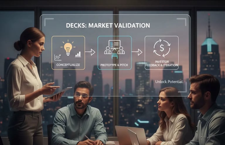 How Decks Help Investors Validate Market Potential