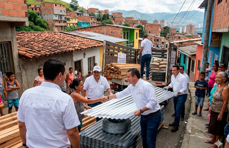 Comunidad recibe ayudas para mejorar viviendas