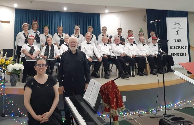 The District Singers perform at aged care facility