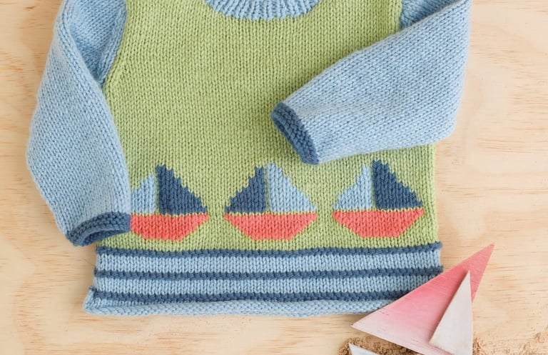 Boat Sweater - Patons (ACS)