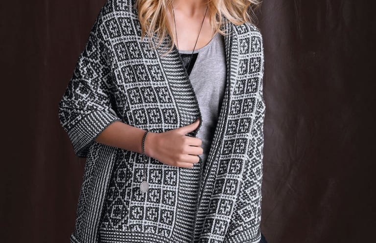 Mosaic Wrap - Australian Superfine Merino (ACS)