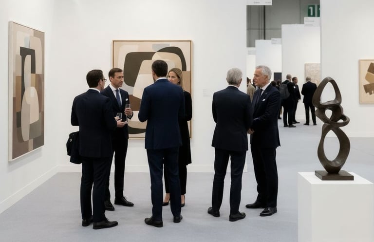 Art Exhibition booths area