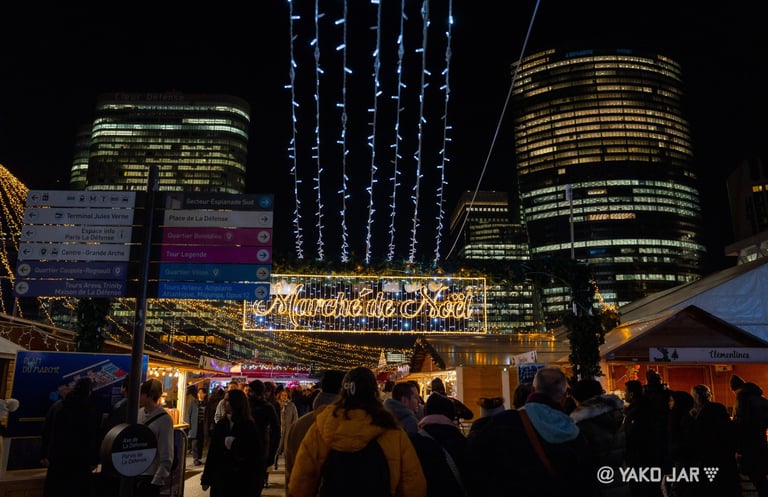 Marche de Noel à la Défense Paris