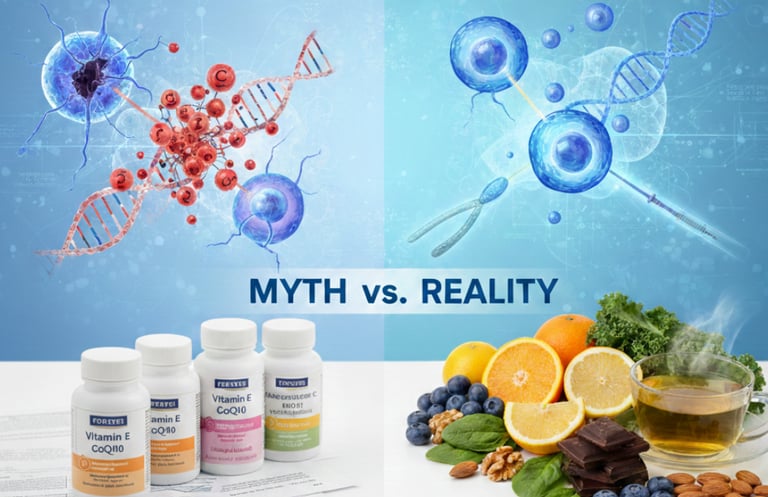 The Impact of Antioxidant Supplements on Aging