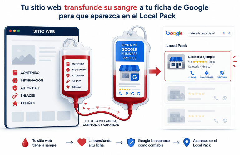la transfusión de autoridad hacia el Loca