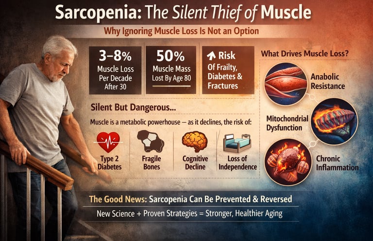 Sarcopenia Explained: Causes, Symptoms, and How to Prevent Mobility Loss