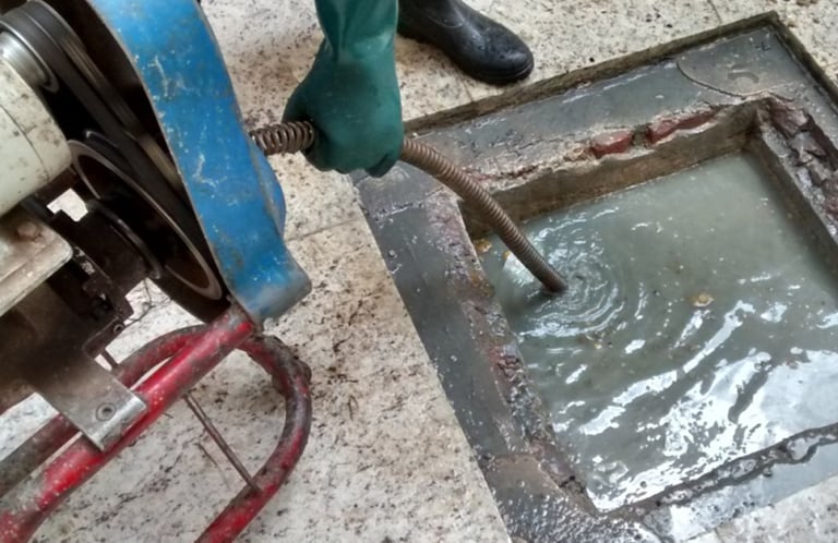 desentupimento de caixa de gordura