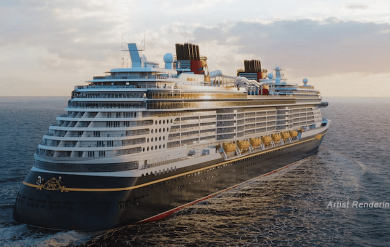 disney cruise line cruise ship sailing on ocean