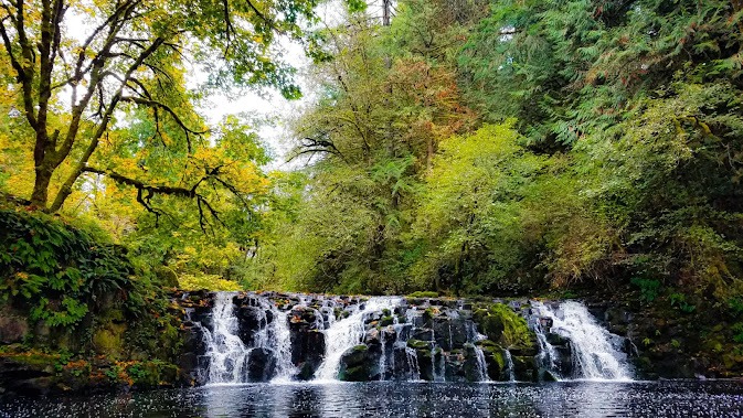 Portland OR - Beaver Falls and nice wading pool at the bottom