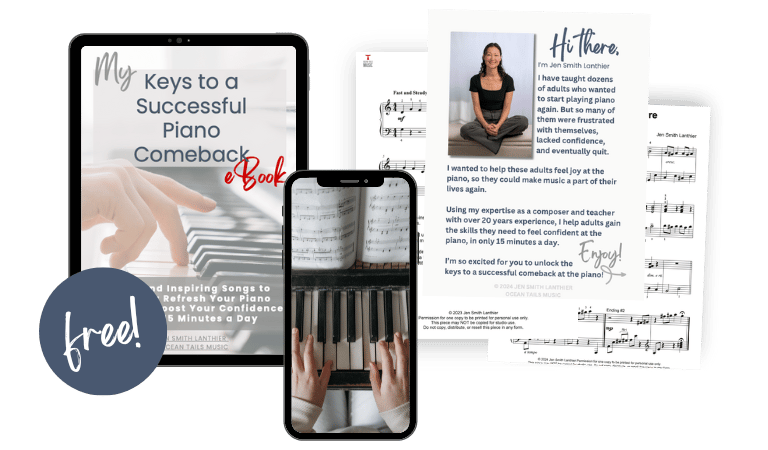 Free Piano Skills eBook for Adults