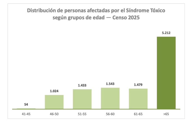 Piràmide edats afectats síndrome tòxica