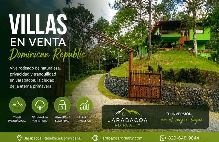 Villas en Venta Dominican Republic Descubre villas exclusivas en Jarabacoa, República Dominicana