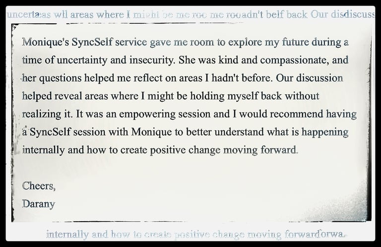 SyncSelf Testimonial